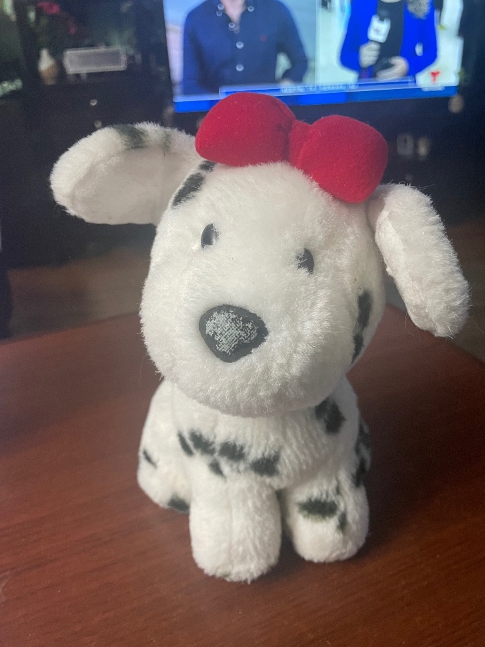Vintage 1990 Sanrio Spottie Dottie Plush With Red Bow